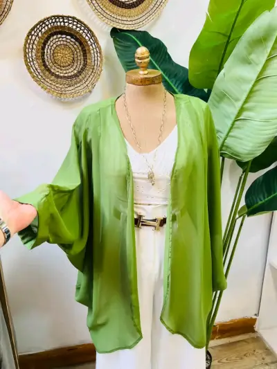 Kimono de mujer con estampado bohemio - miniatura 3
