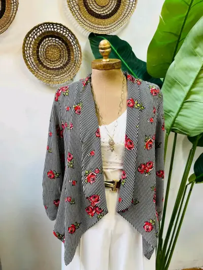 Kimono de mujer con estampado bohemio - miniatura 4