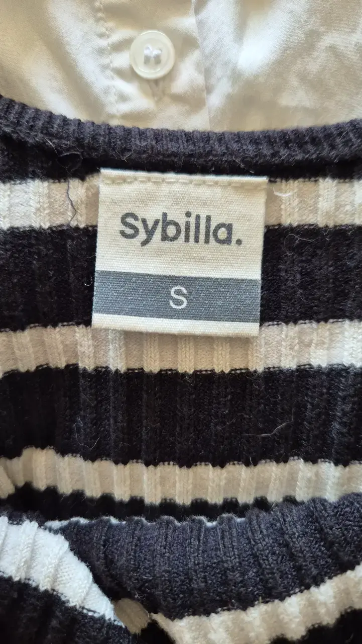 Sweater rayado blanco/negro Sybilla - 3