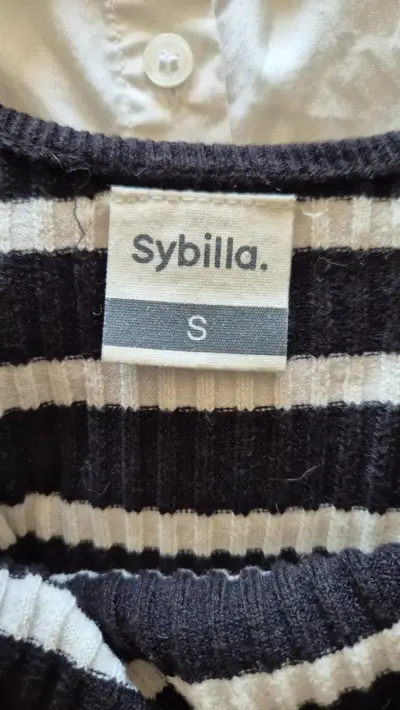 Sweater rayado blanco/negro Sybilla - miniatura 3