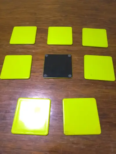 Set de Posavasos Cuadrados Verdes - miniatura 2