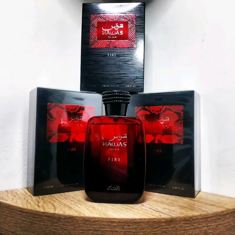 Perfume Hawas Fire para Hombre 100ml