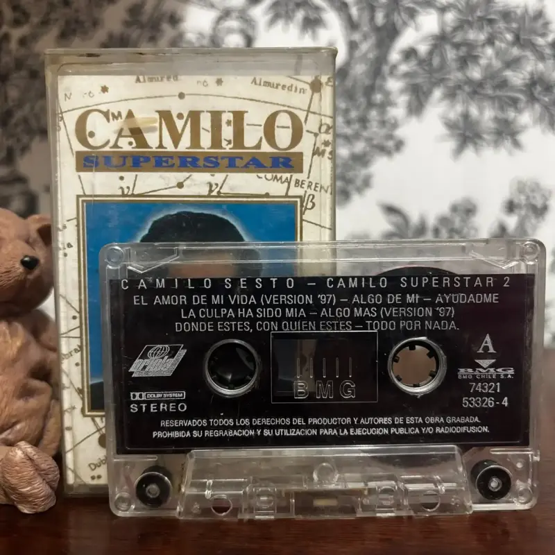 Cassette Camilo Sesto Superstar Vol. 2 1998 Chile - 3