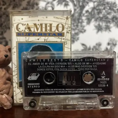 Cassette Camilo Sesto Superstar Vol. 2 1998 Chile - miniatura 3