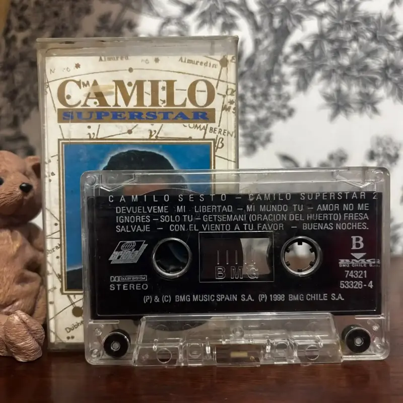 Cassette Camilo Sesto Superstar Vol. 2 1998 Chile - 4