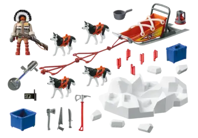 Set de Juego Trineo con Perros y Explorador - miniatura 2