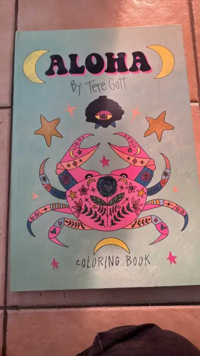 Libro para colorear 'Aloha' de Tere Gott - miniatura 1