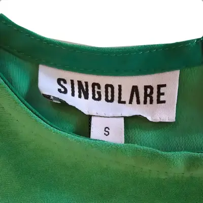 Vestido Charlotte Singolare Verde Talla S - miniatura 3