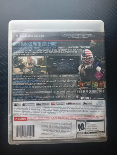 Payday 2 ps3 en buen estado - miniatura 3
