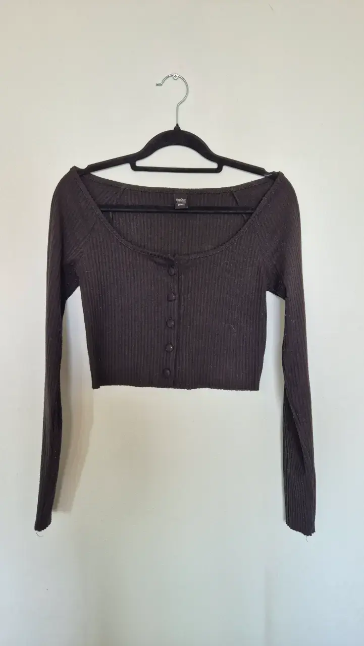 Cárdigan negro Mossimo, talla S - 1