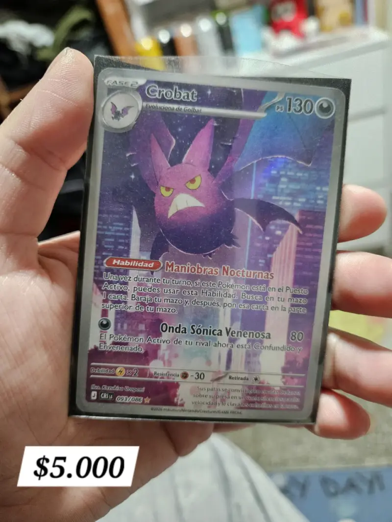 Carta Pokémon Crobat Holo Rara