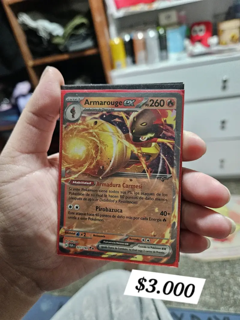 Carta Pokémon Armarouge EX Rara