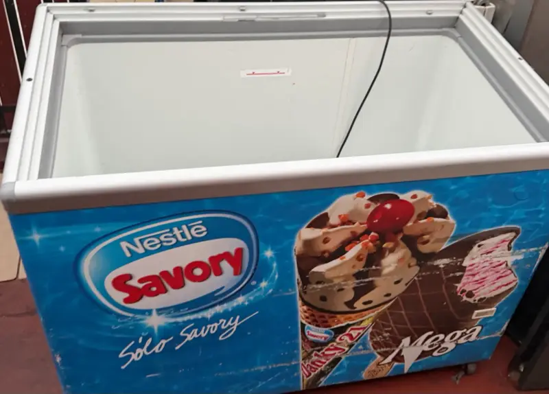 Congelador horizontal Nestlé Savory usado - 1