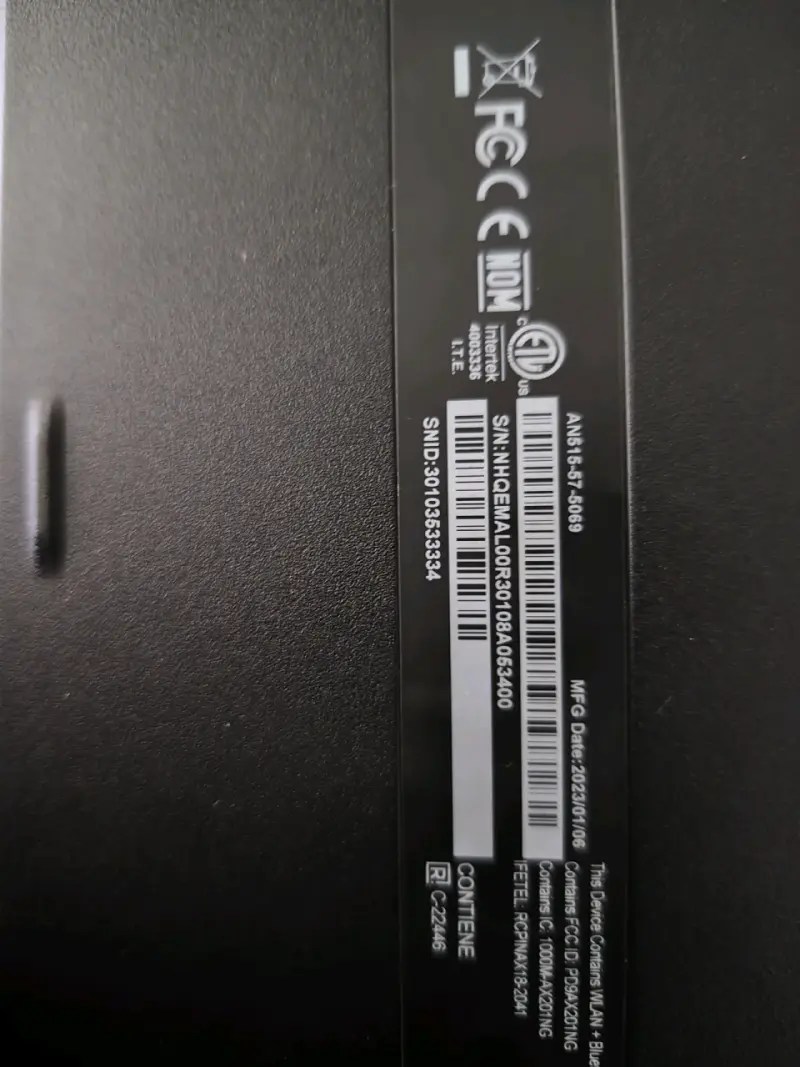 Laptop Acer Nitro 5 con tarjeta gráfica RTX 3050 - 2