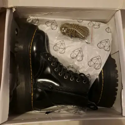 Botas negras de charol con plataforma C/Moran - miniatura 5