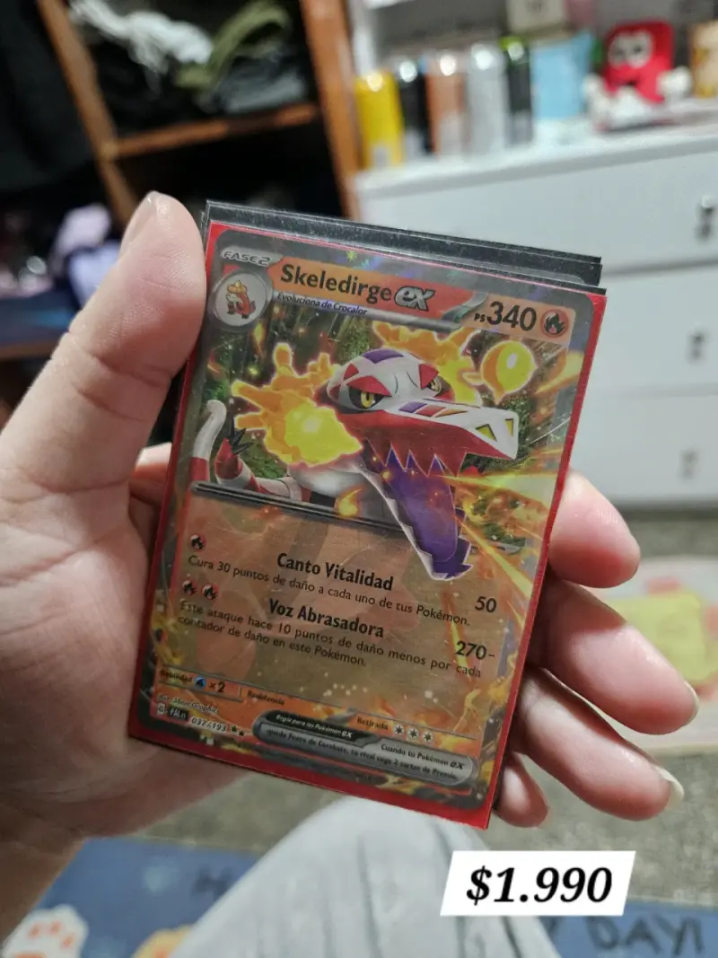 Cartas Skeldirge EX, Yanmega EX y Clodsire - 1