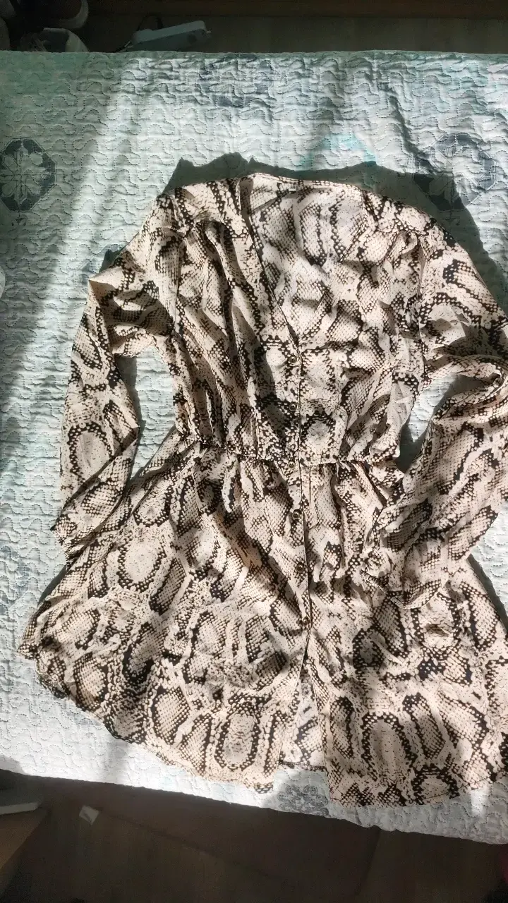 Vestido estampado animal print para mujer - 1