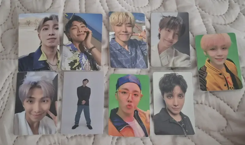 Set de pcs bts nam hobi suga (originales) - 1