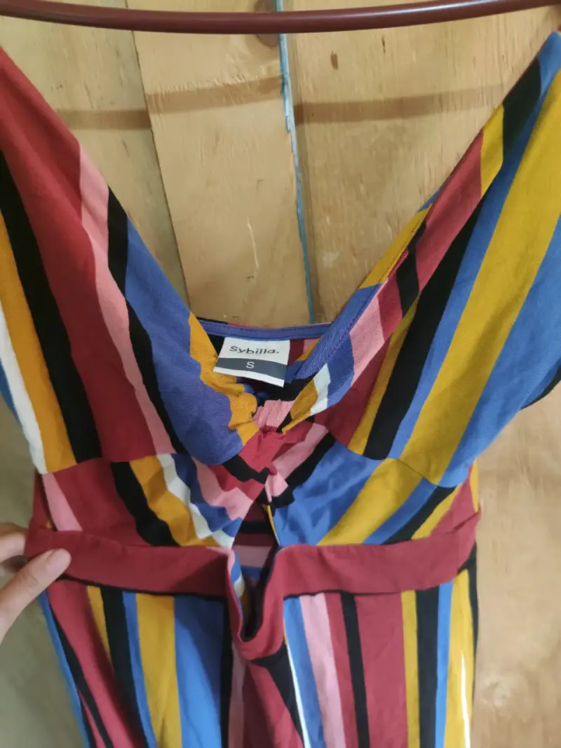 Enterito de rayas multicolor Sybilla talla S - 2