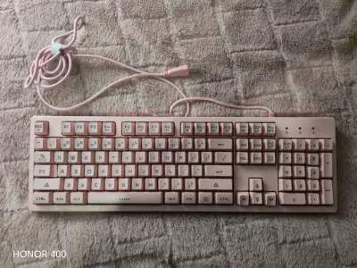 Teclado mecánico rosa Onikuma con cable USB - miniatura 2