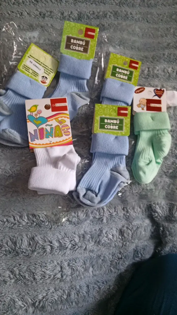 calcetines para niños algodón y bambú cobre - 1