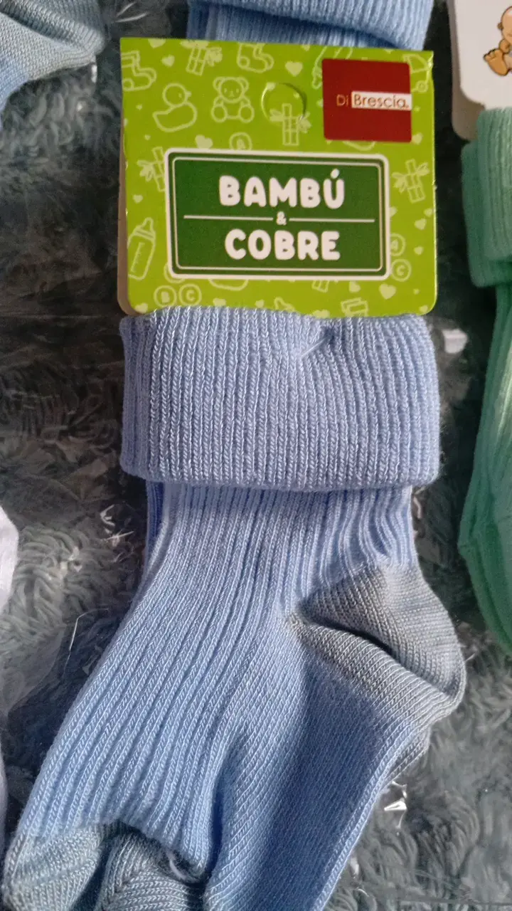 calcetines para niños algodón y bambú cobre - 2