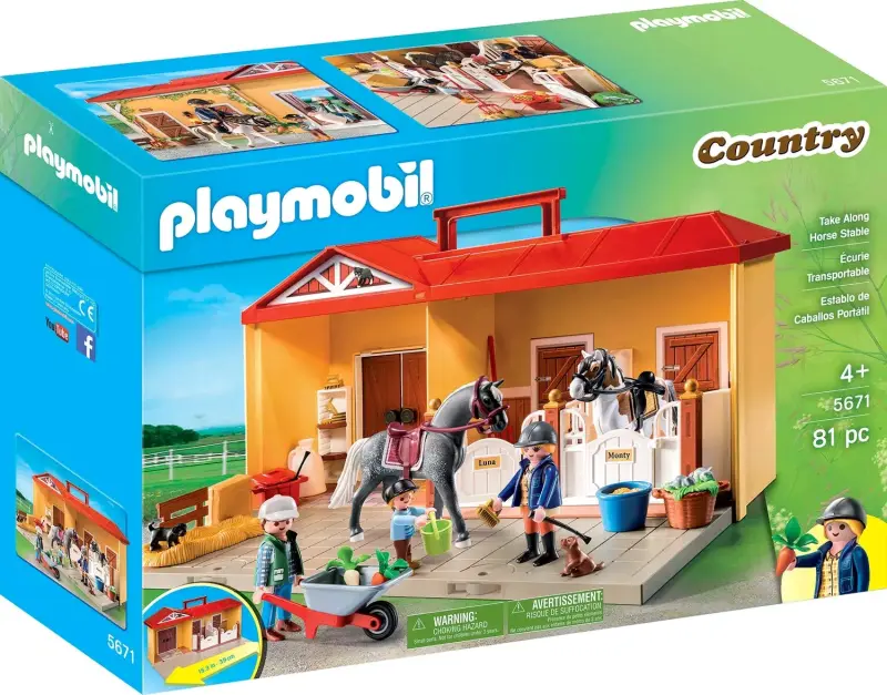 Establo de Caballos Portátil Playmobil Country 5671 - 1