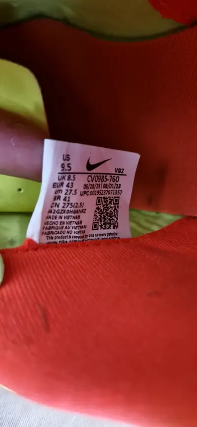 Zapatillas deportivas Nike amarillas para hombre - miniatura 5