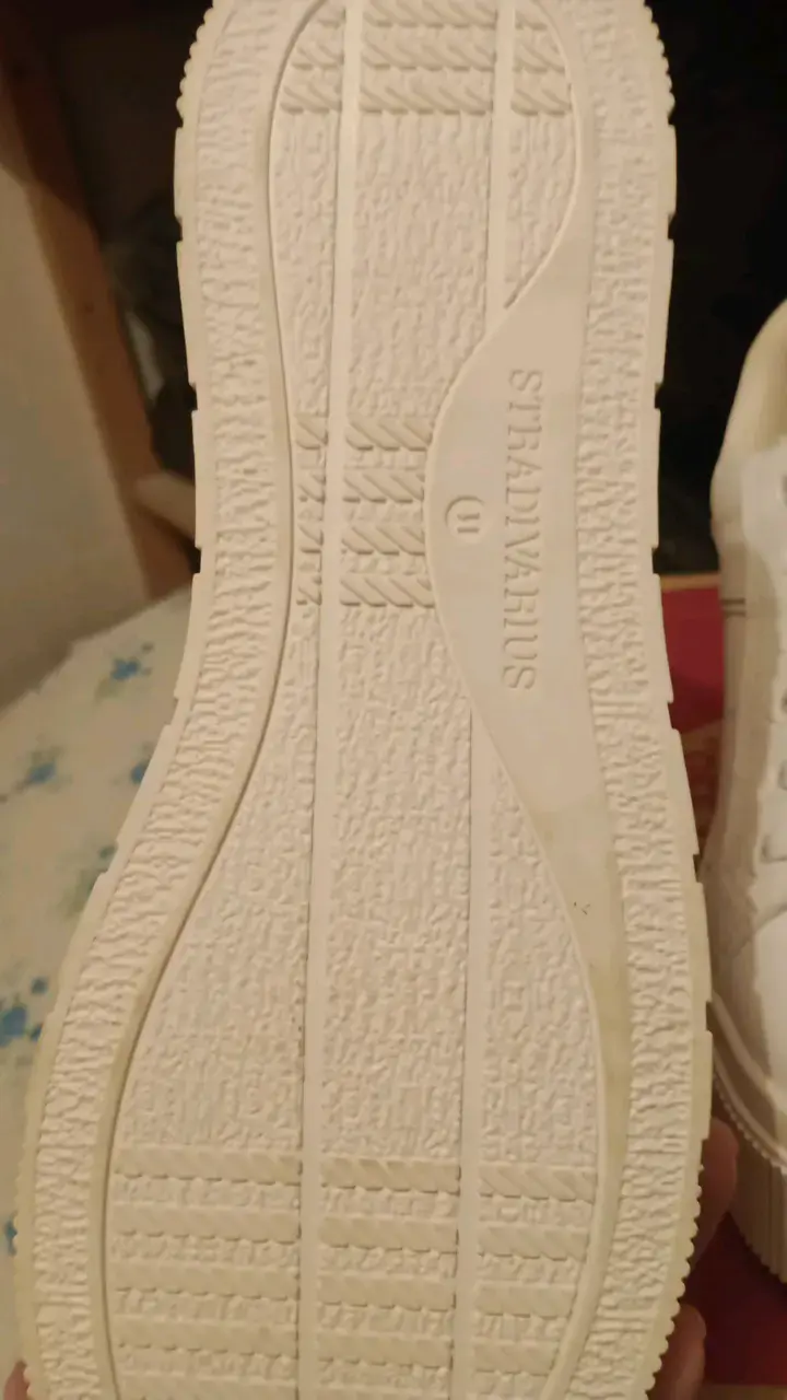 Zapatillas blancas de plataforma Stradivarius - 3