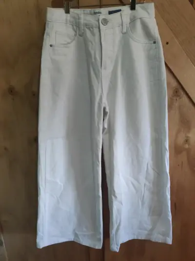 Pantalones blancos anchos Sybilla - miniatura 1