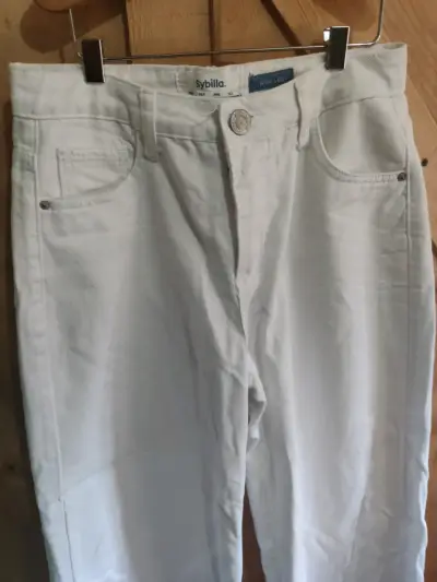 Pantalones blancos anchos Sybilla - miniatura 3