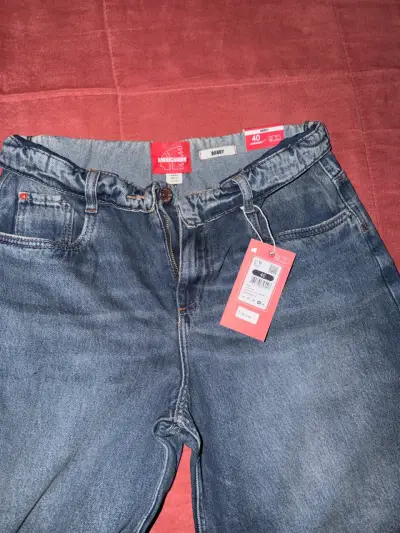 Jeans Baggy Azul Americano Talla 40 - miniatura 1
