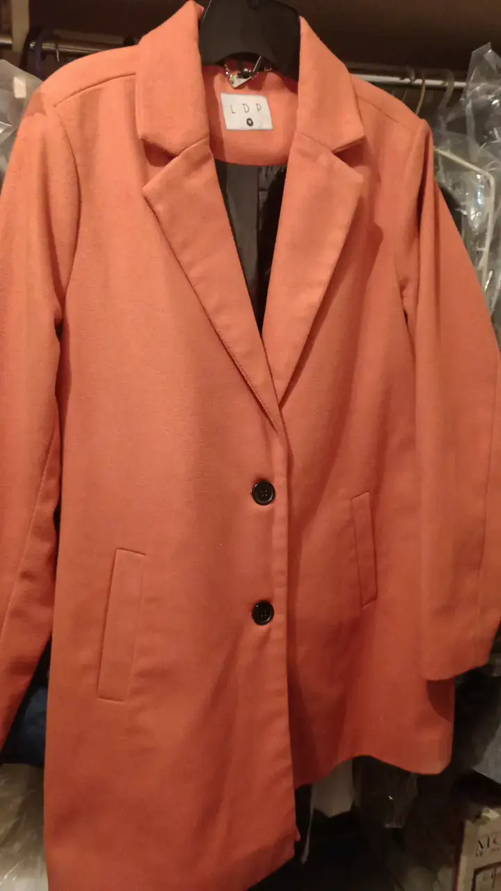 Abrigo naranja para mujer LDP talla M - 1