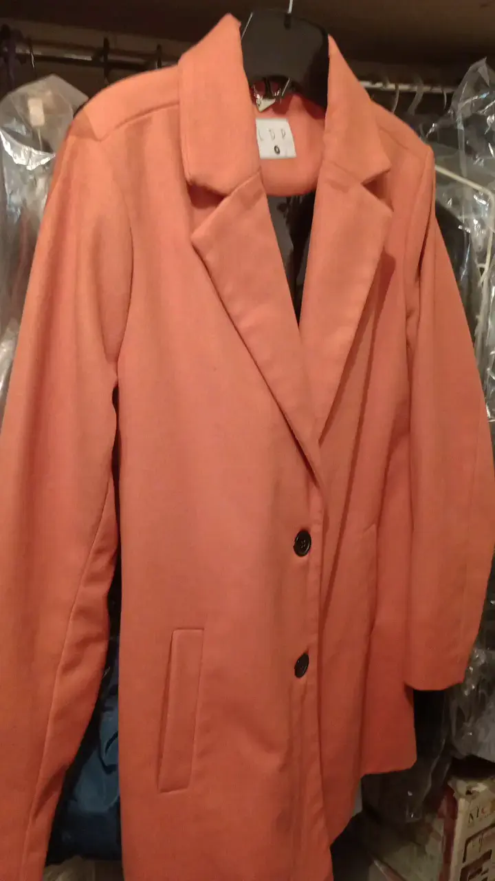 Abrigo naranja para mujer LDP talla M - 3