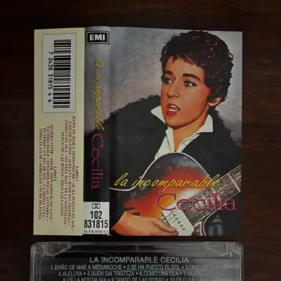 Cassette Cecilia La Incomparable NM 1995 - miniatura 5