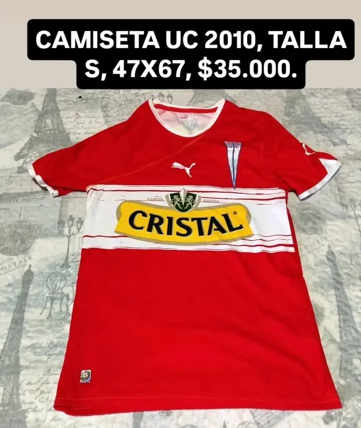 Camiseta UC 2010 Puma Roja Talla S año 2010 - 1