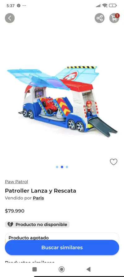 Camión de Juguete Paw patrol - miniatura 4