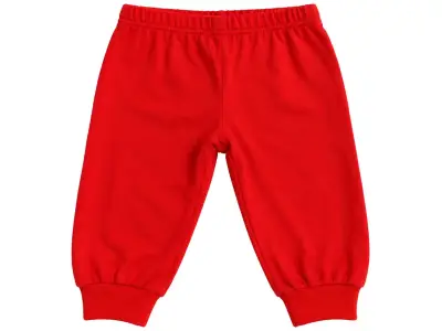 Pantalones rojos para bebé con diseño de búho - miniatura 2