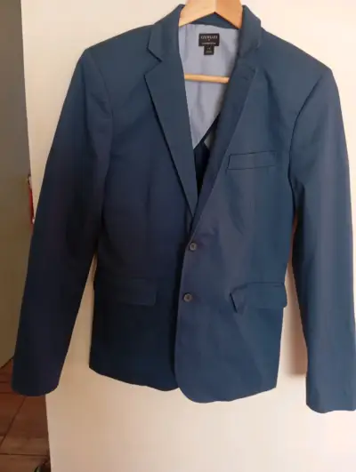 Blazer azul para niño Crewcuts Thompson - miniatura 1