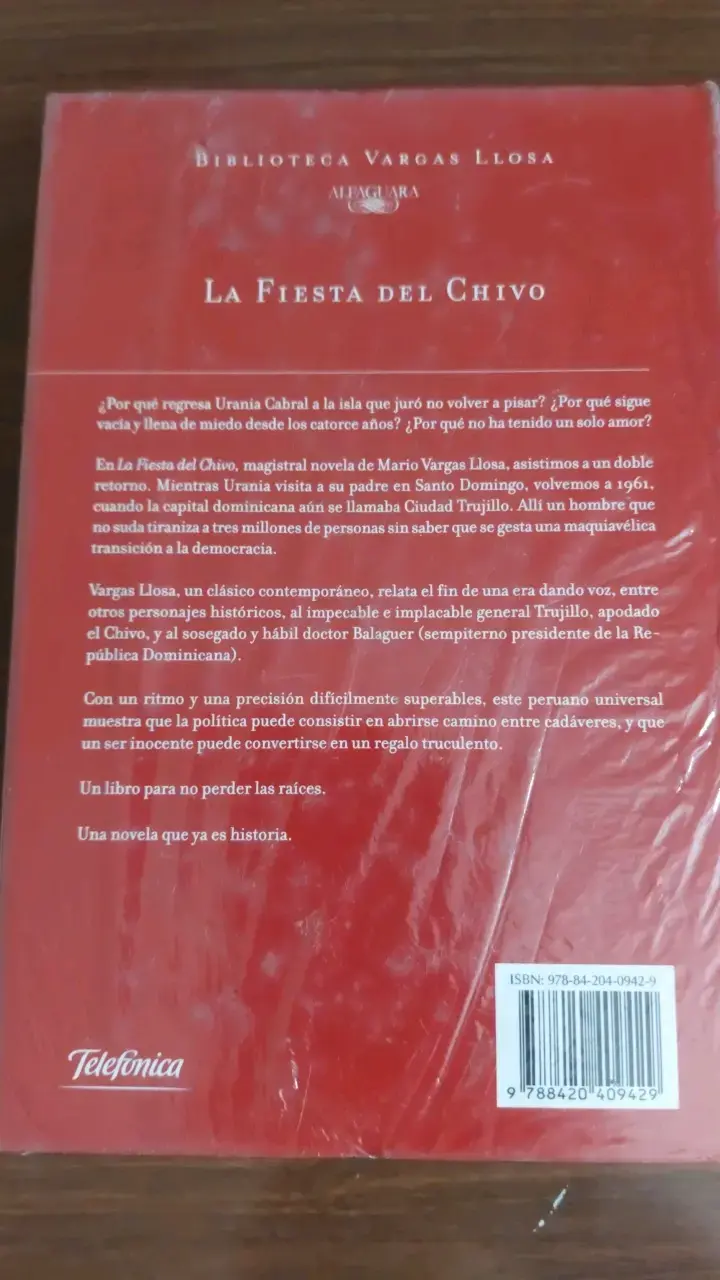 Libro 'La Fiesta del Chivo' de Mario Vargas Llosa - 2