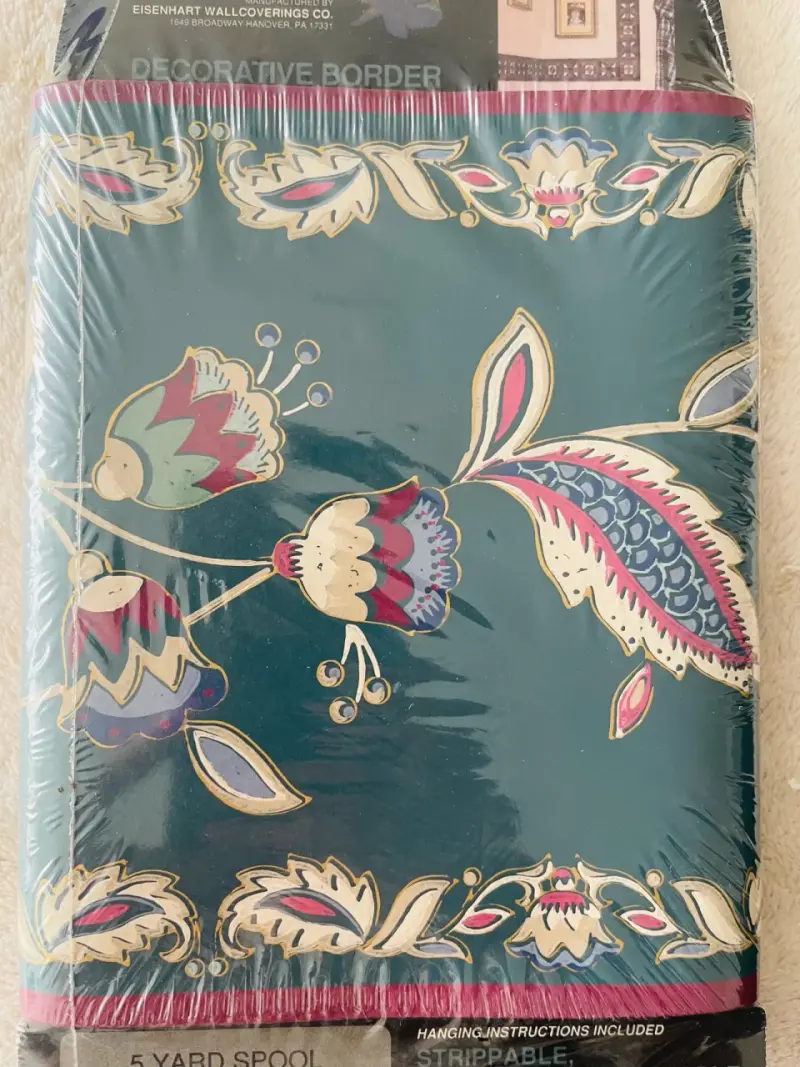 Borde decorativo Color Tree diseño floral - 3