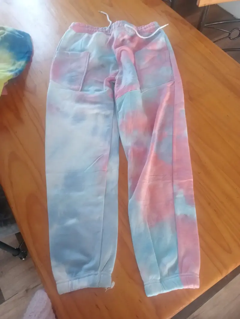 Pantalones deportivos tie-dye unisex coloridos - 2