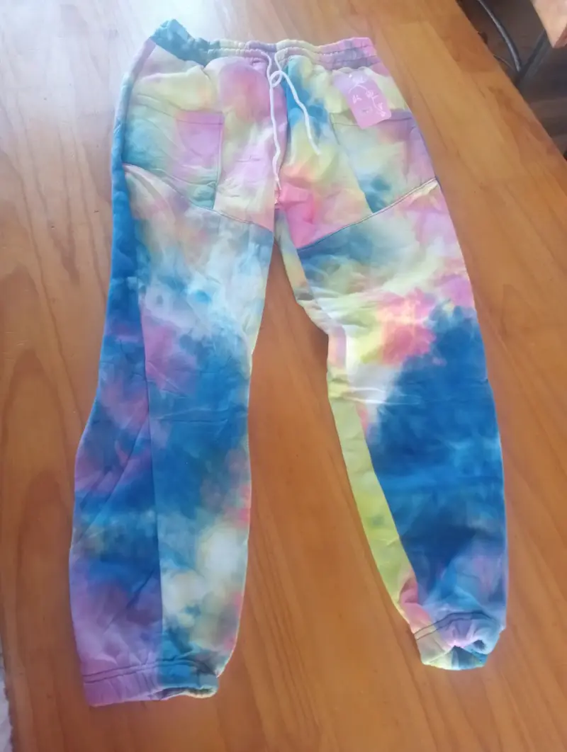 Pantalones deportivos tie-dye unisex coloridos - 3