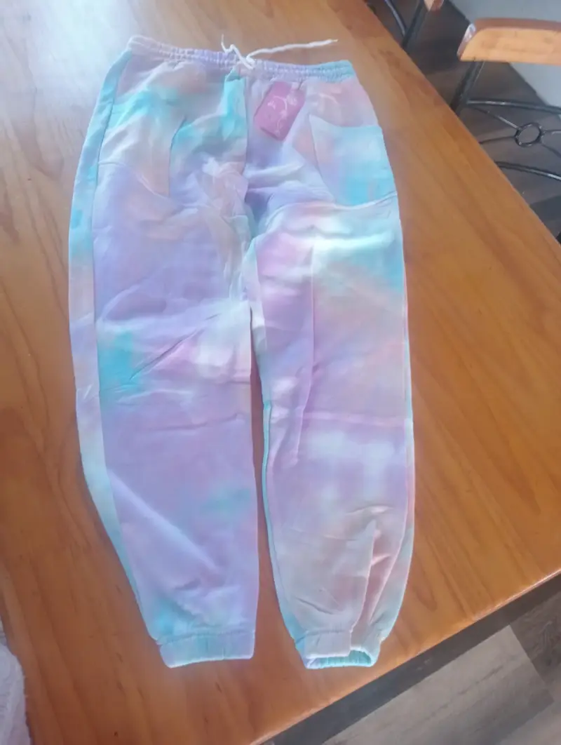 Pantalones deportivos tie-dye unisex coloridos - 4