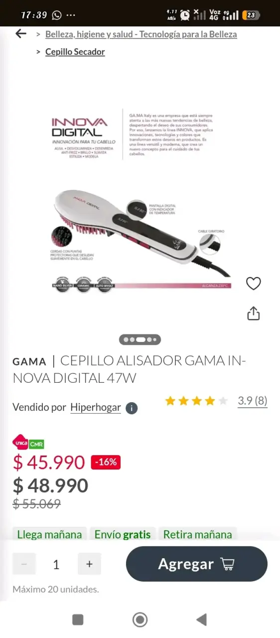 Cepillo Secador Revlon One Step Profesional - 4