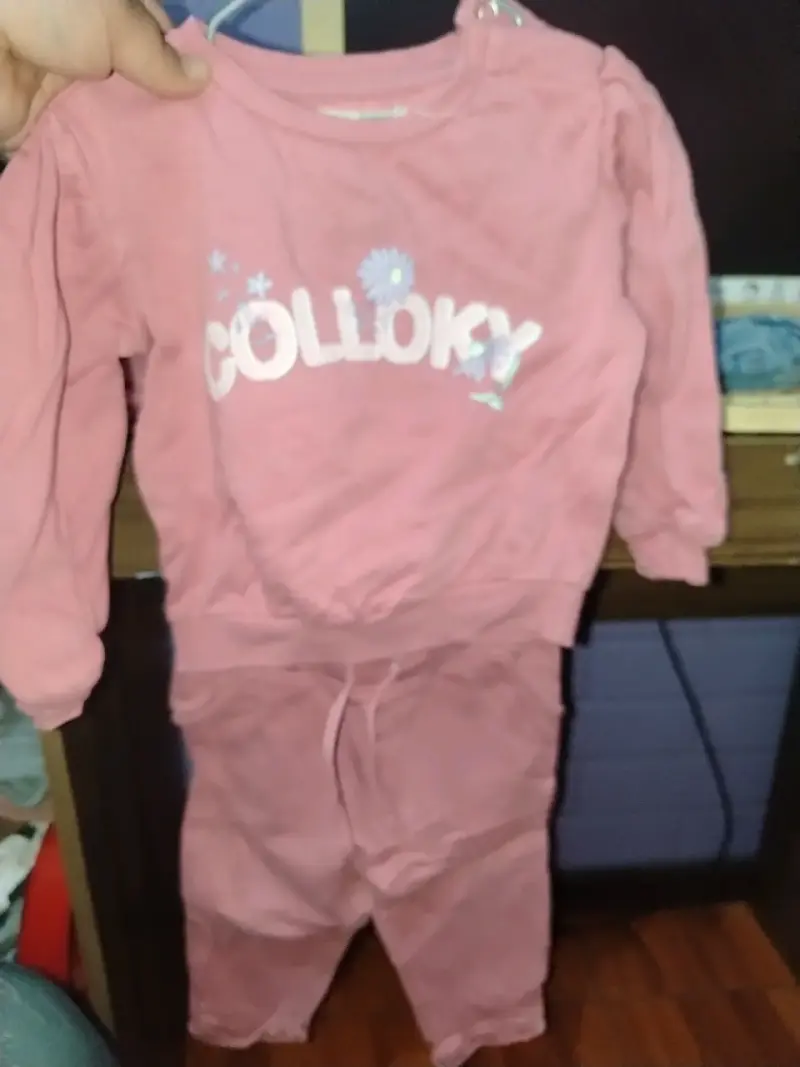 Conjunto de ropa para bebé Colloky rosa