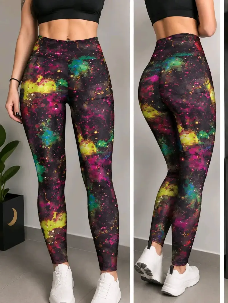 Leggings deportivos estampados para mujer - 3
