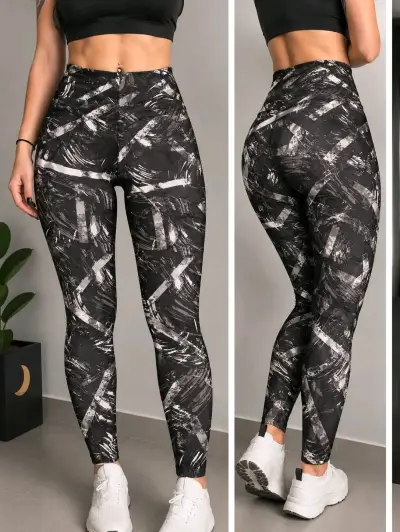 Leggings deportivos estampados para mujer - miniatura 5