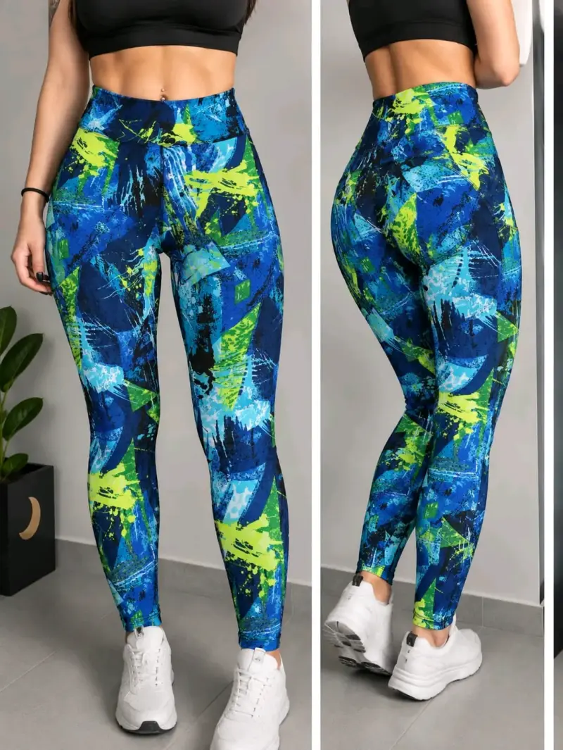 Leggings deportivos estampados para mujer - 6