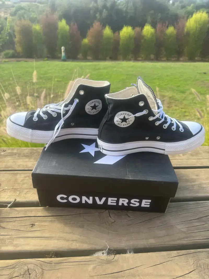 Zapatillas Converse negras mujer - 2